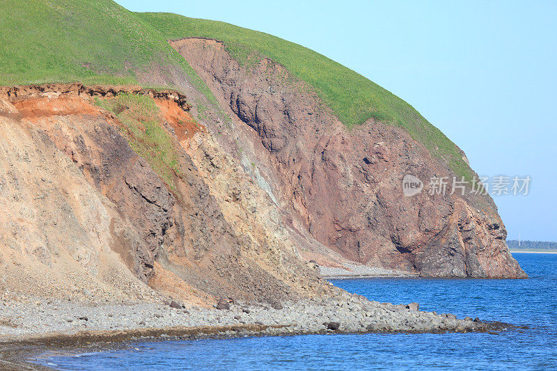 加拿大魁北克省莫德林群岛的风景