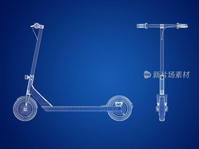 踏板车设计图