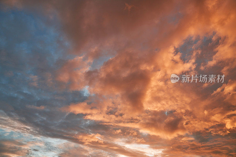 日落天空背景