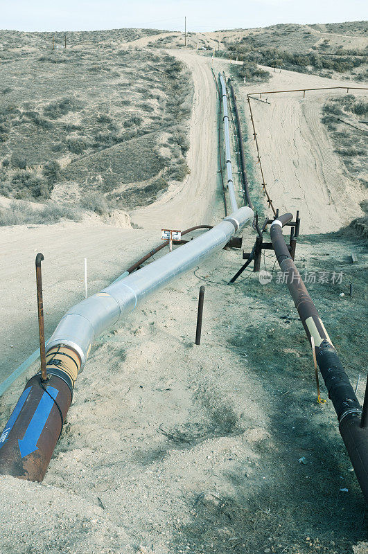 输油管道到加利福尼亚中部农村的炼油厂