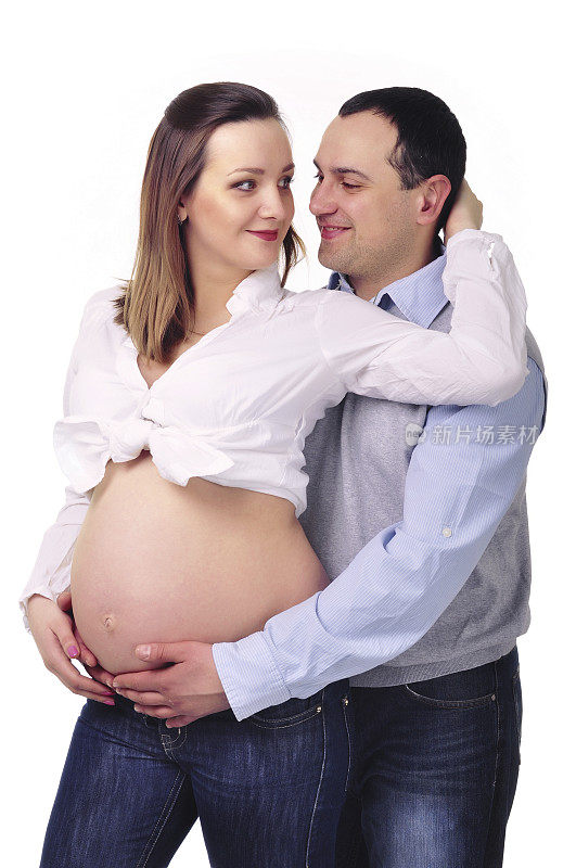 怀孕的夫妇