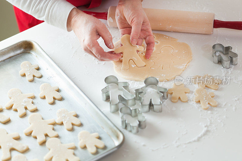 制作糖饼干与饼干切割机家庭组水平