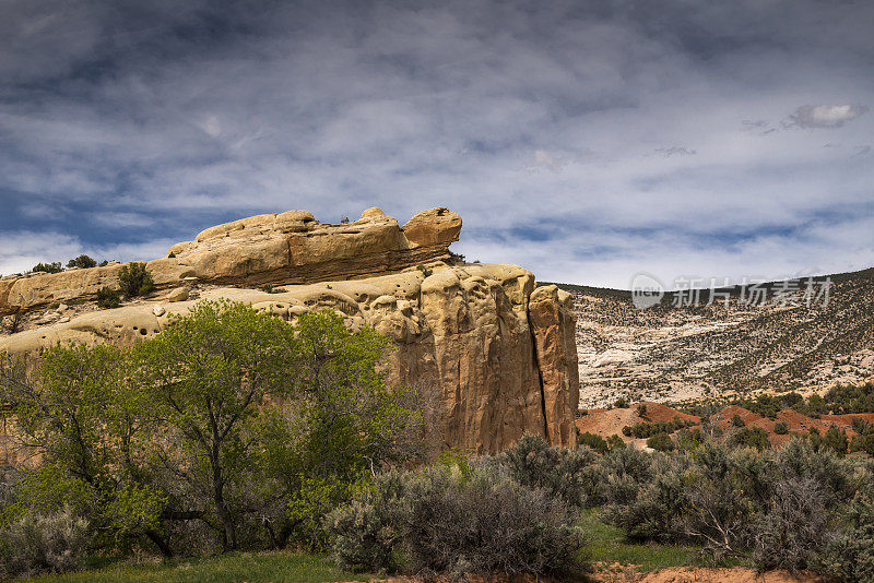 犹他州恐龙国家纪念碑的海龟岩
