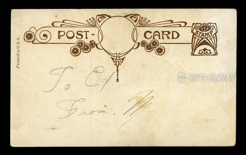 1900年古董明信片
