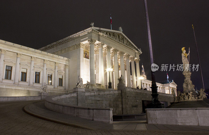 维也纳的奥地利国会大厦