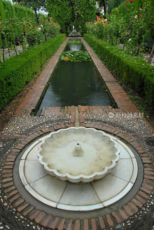 阿尔罕布拉宫的花园