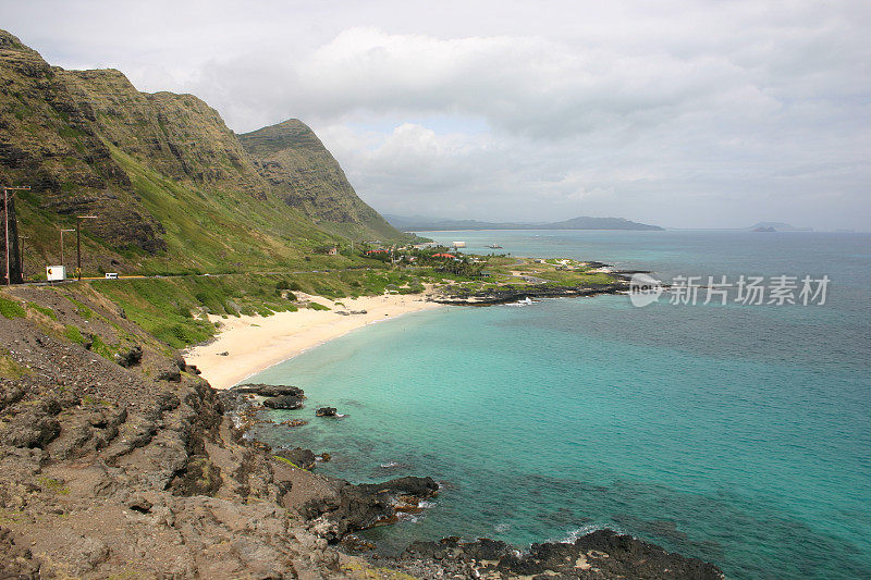 夏威夷欧胡岛东部海岸