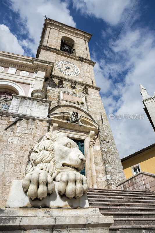 狮子雕塑，意大利诺尔西亚