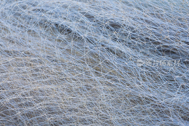 色彩斑斓的渔网