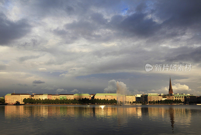 Binnenalster,汉堡;