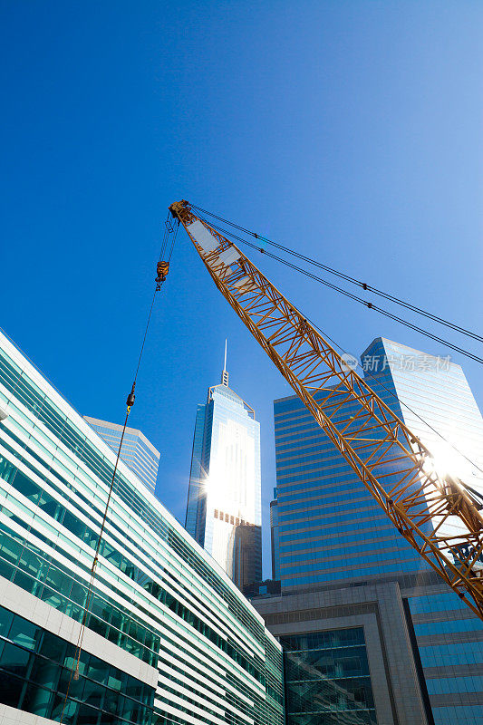 香港的建筑工地