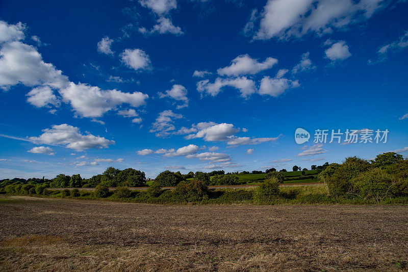 土壤地田休耕天空