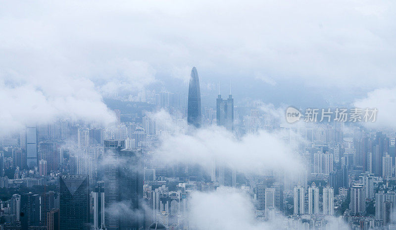 中国深圳的摩天大楼