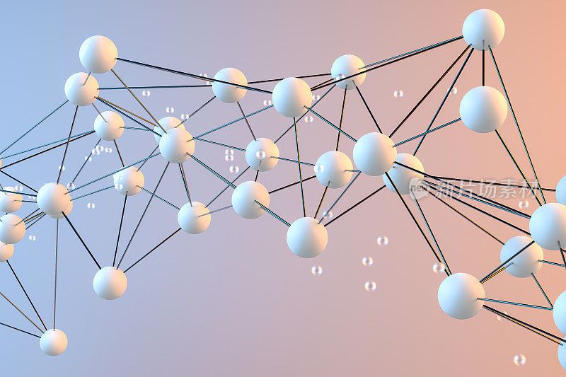 全球数字网状网络，分子，区块链