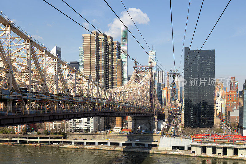 皇后区大桥，曼哈顿上东区，纽约