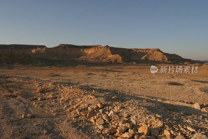 阿拉伯沙漠沙丘，死海约旦山谷