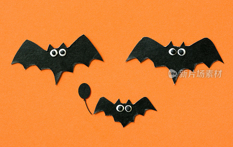 万圣节庆祝有趣的蝙蝠