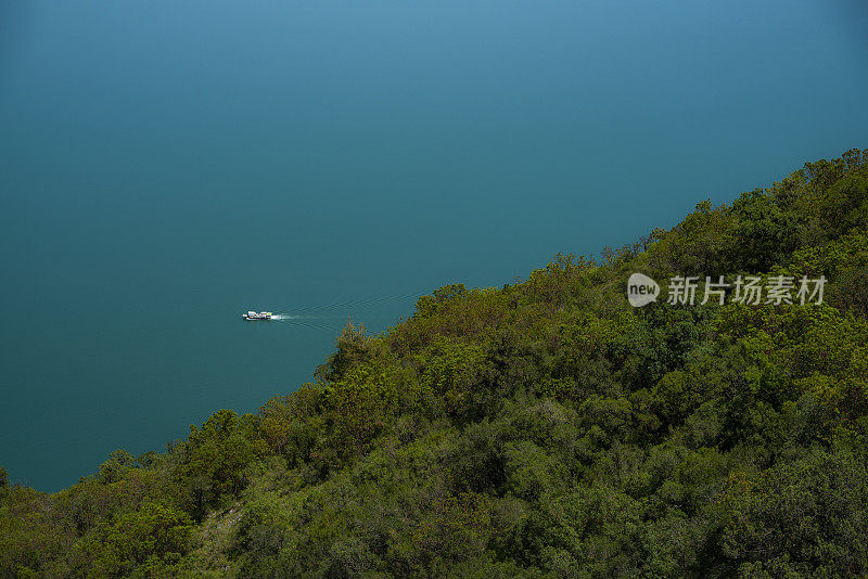 黑海地区Samsun省Vezürköprü峡谷中的Kızılırmak河的景色