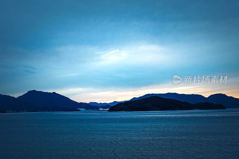 山水景观，江山蓝天