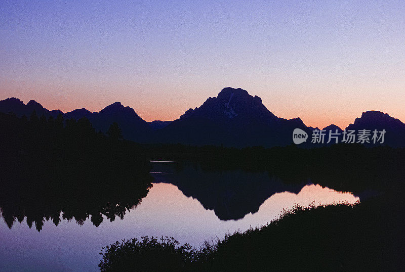 大提顿和斯内克河的美景