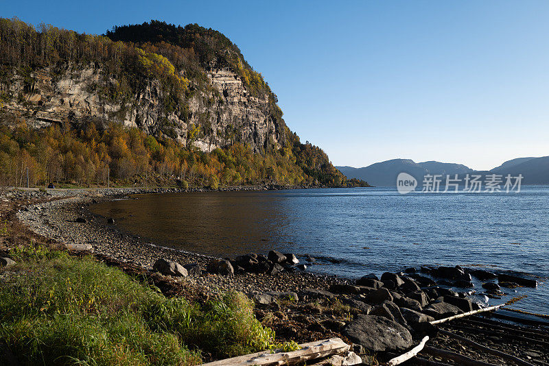 挪威户外风景:峡湾景观