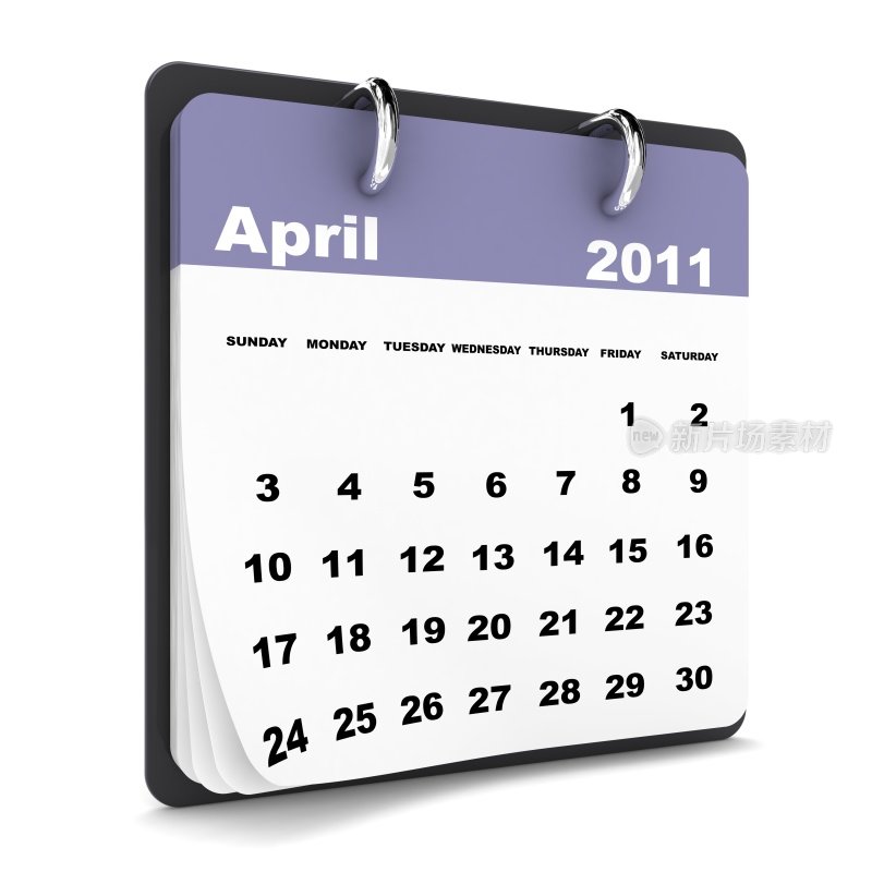 2011年4月——日历系列