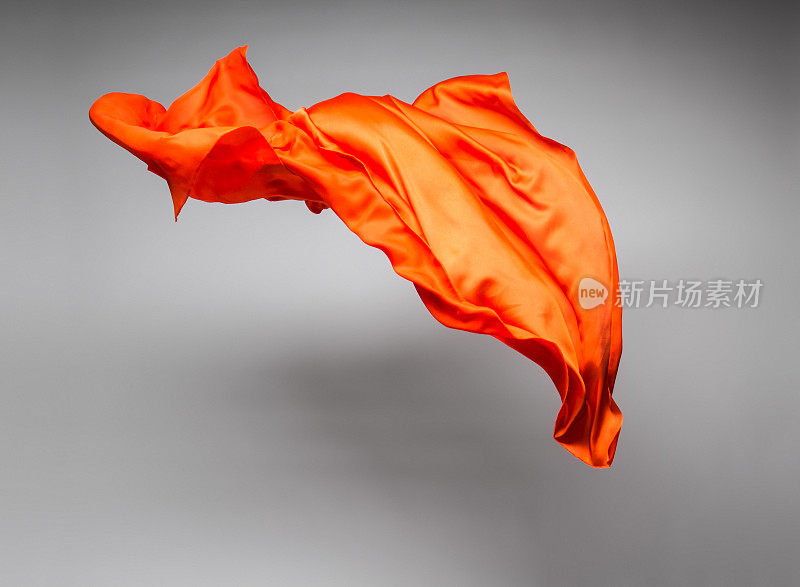 橙色飞行织物