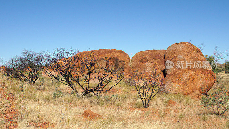 魔鬼大理石，北领地，澳大利亚