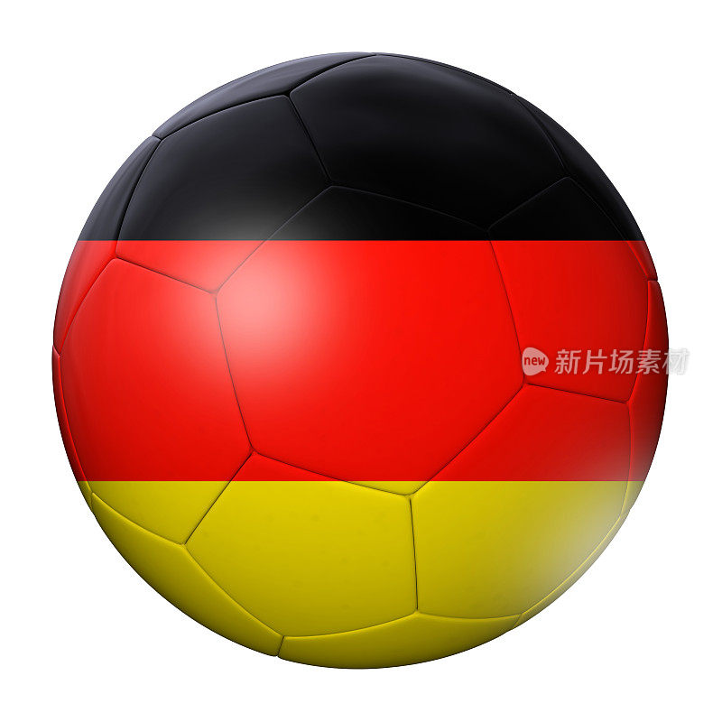 德国国旗足球足球