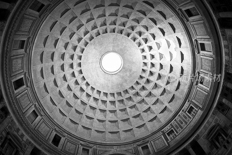 罗马万神殿的方格穹顶