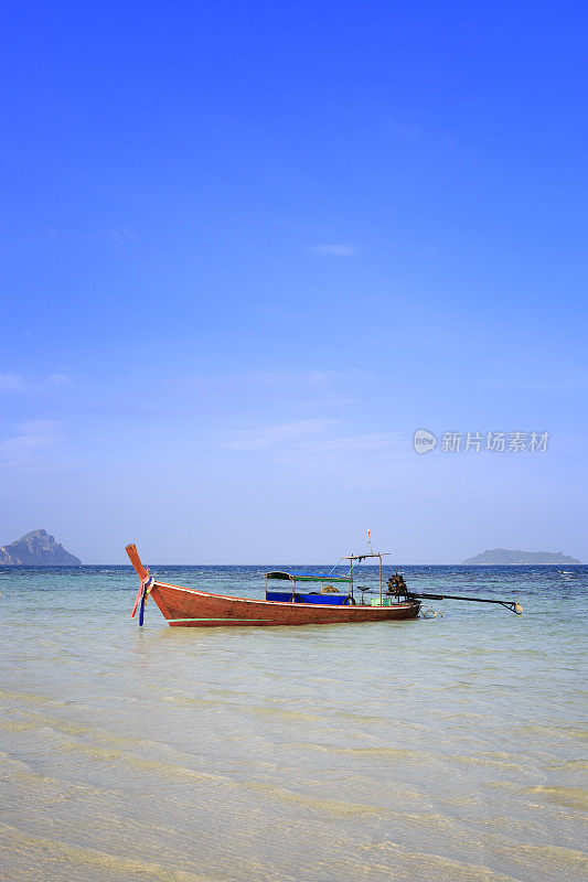 泰国菲菲岛的热带海滩