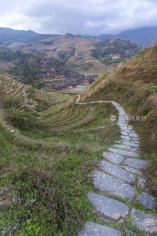 中国龙胜梯田村