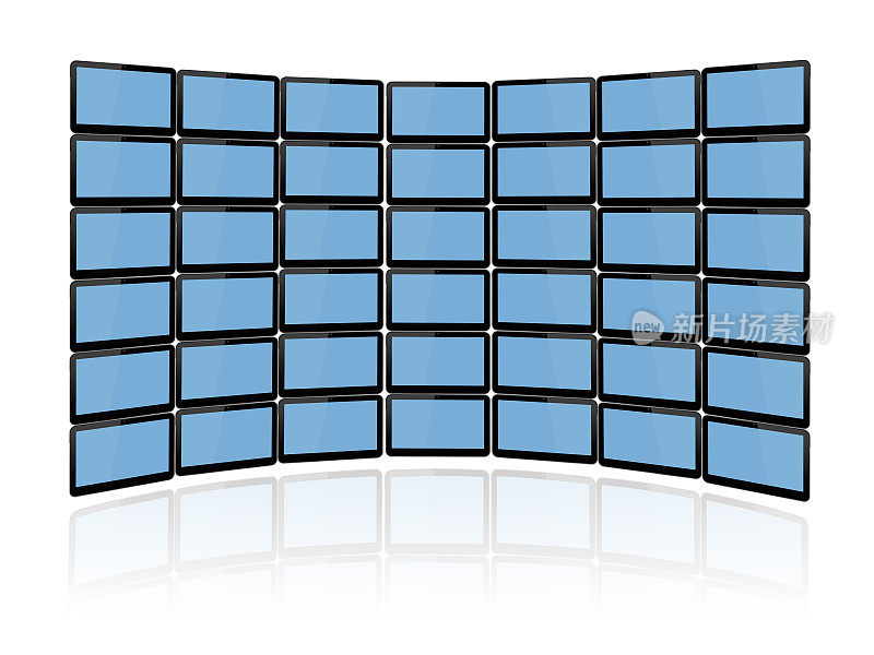 空白数字视频墙投影