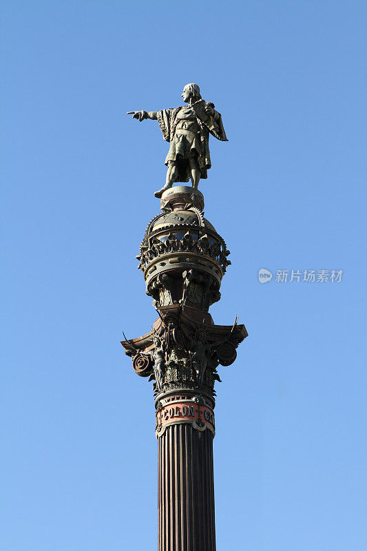 西班牙巴塞罗那的哥伦布纪念碑