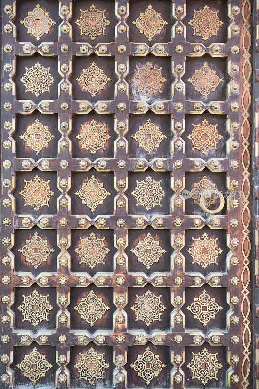 斋浦尔城宫殿的莫卧儿门