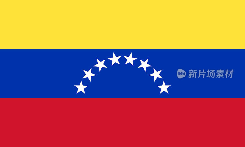 委内瑞拉国旗的数字绘画