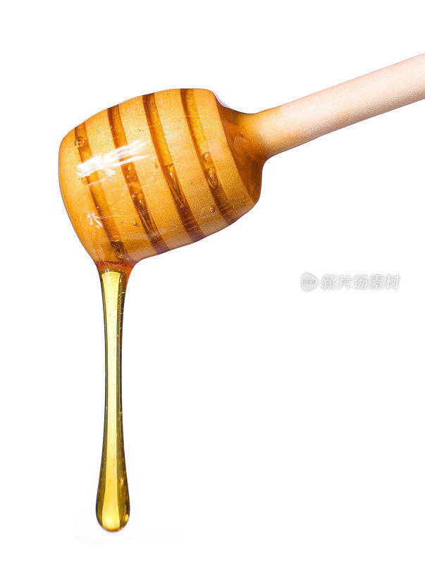蜂蜜从木头滴蜜斗隔离