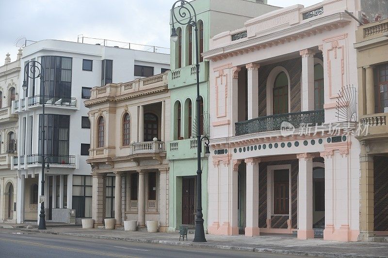 古巴哈瓦那的居民楼