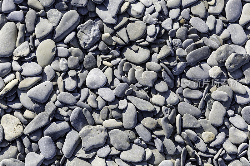 灰滩卵石背景在Forillon国家公园，加拿大