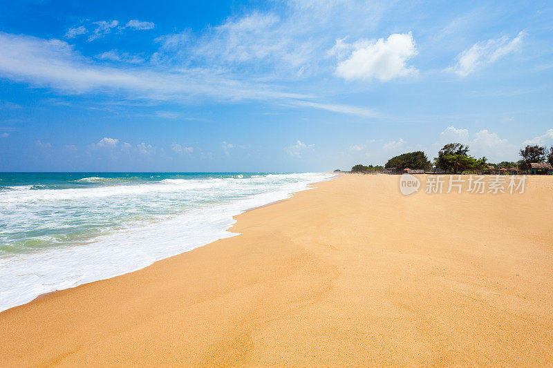 斯里兰卡的美丽海滩