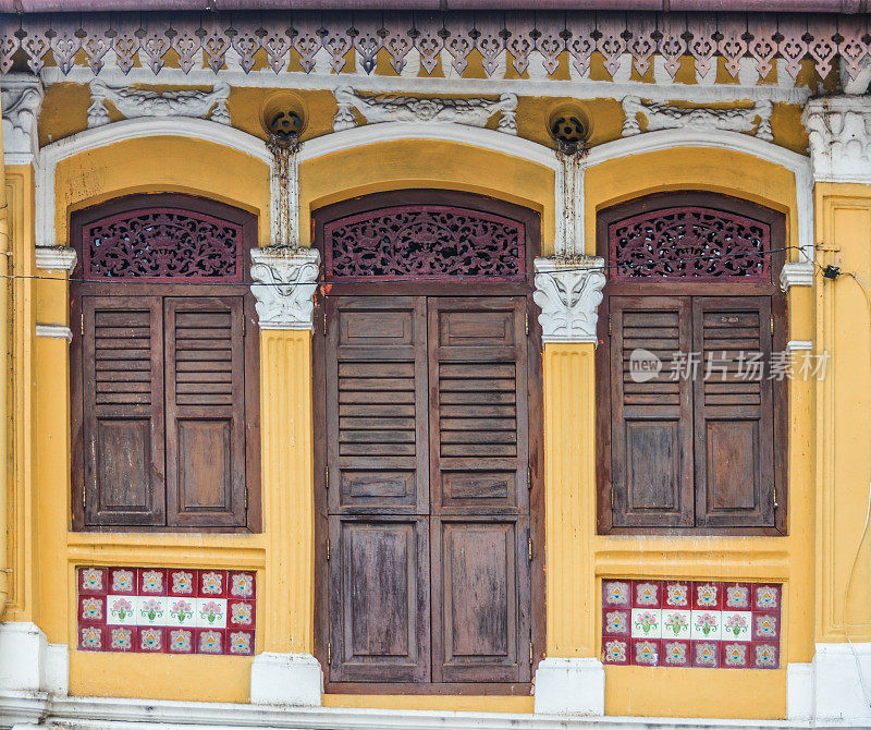 新加坡色彩斑斓的殖民时代建筑