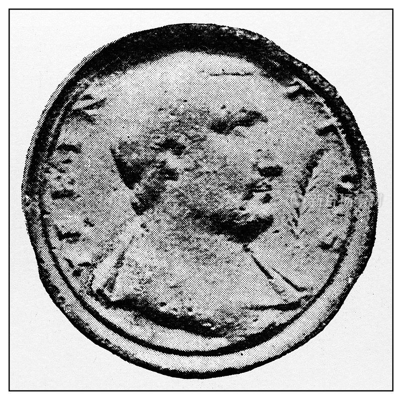 经典肖像图集-罗马:普布利乌斯特伦提乌斯硬币后，特伦斯