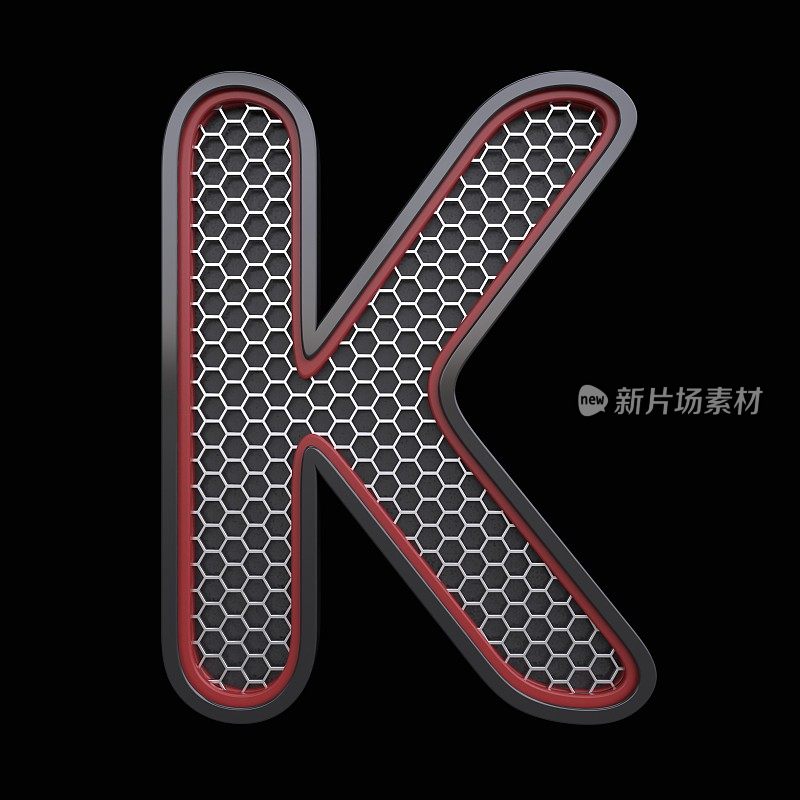 字母K，钢结构