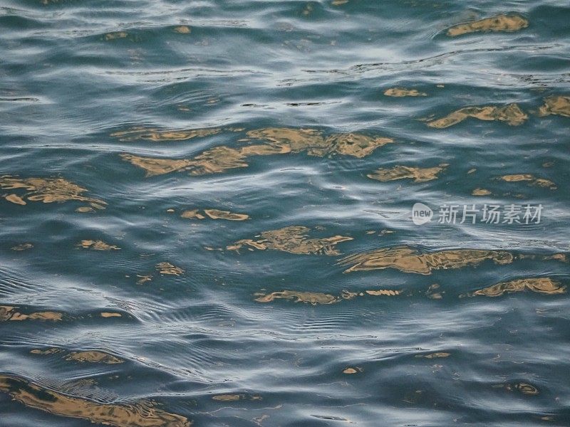 海水表面特写