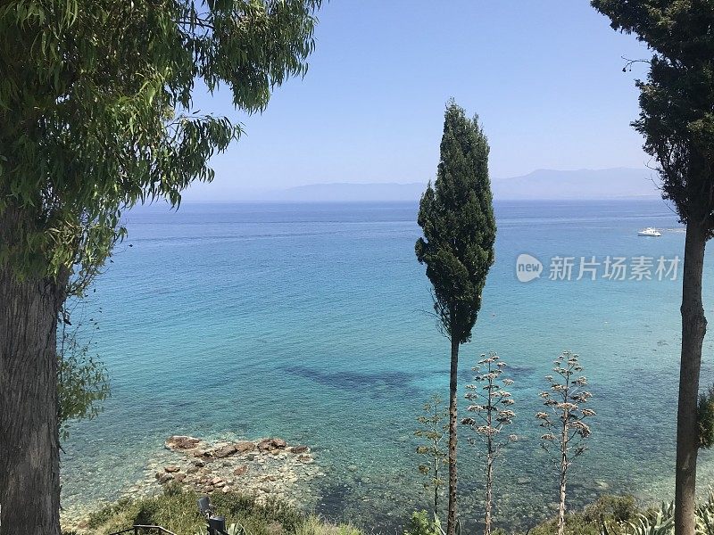 帕福斯的阿佛洛伊特海海景