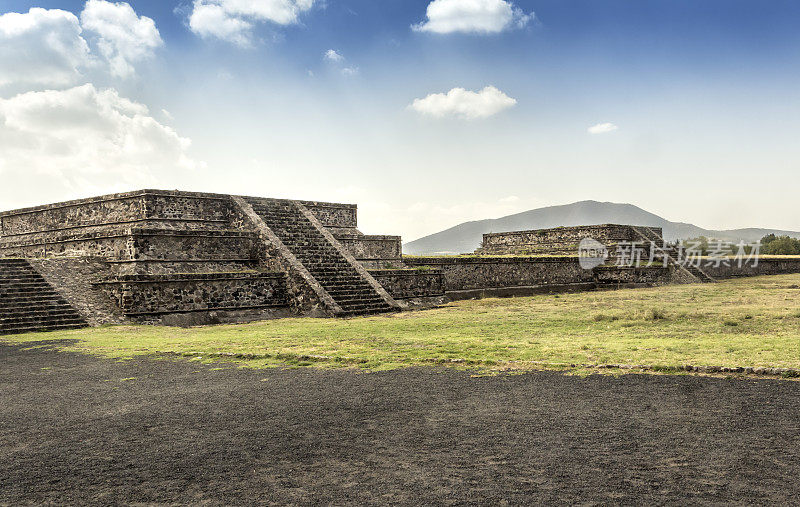 Teotihuacán，考古遗址。墨西哥的州。墨西哥。