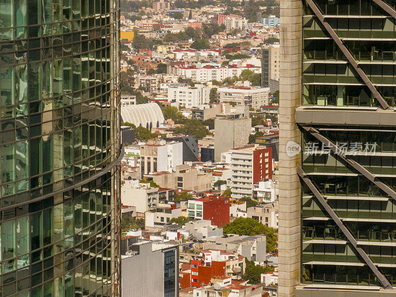 墨西哥城鸟瞰图