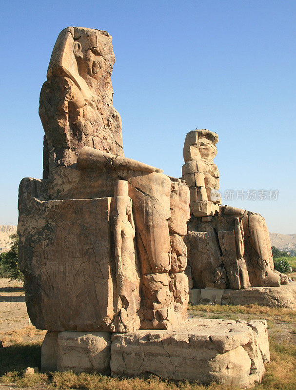 埃及底比斯门农的巨像