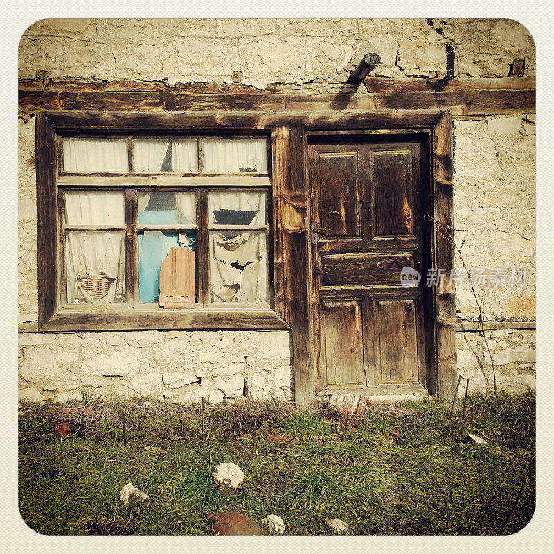 旧木门和窗户