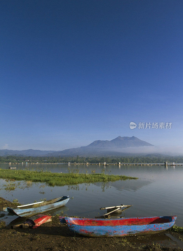 巴图尔火山在巴厘岛